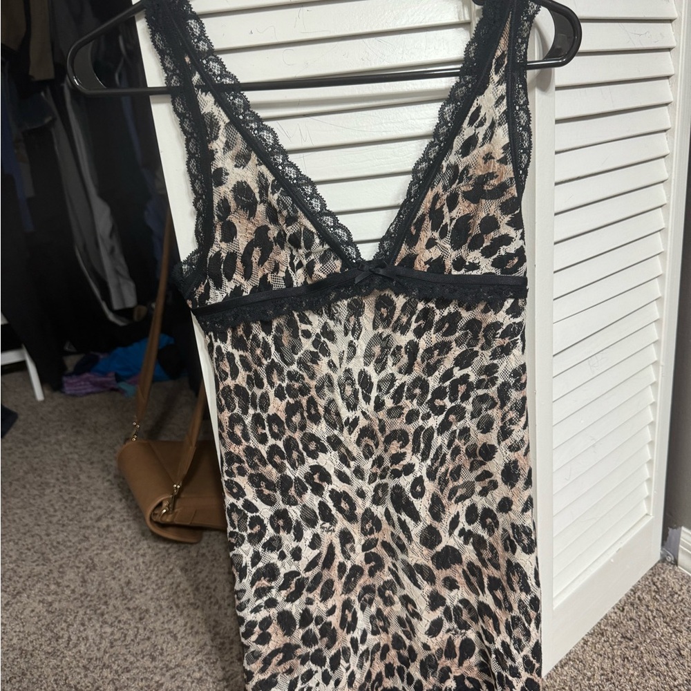 TWO Victoria Secret nighties - black one is small pink one is medium